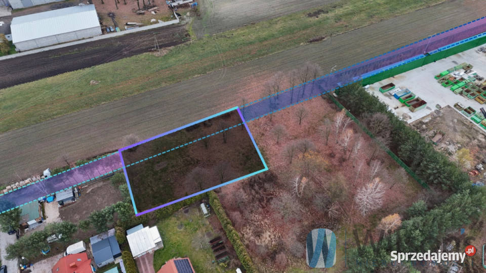 Działka Kolonia Warszawska Przezorna 1700 metrów