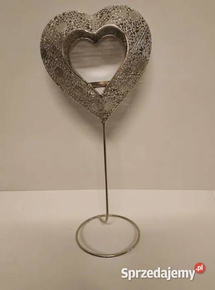 ŚWIECZNIK SERCE ozdoba serduszko walentynki Warszawa