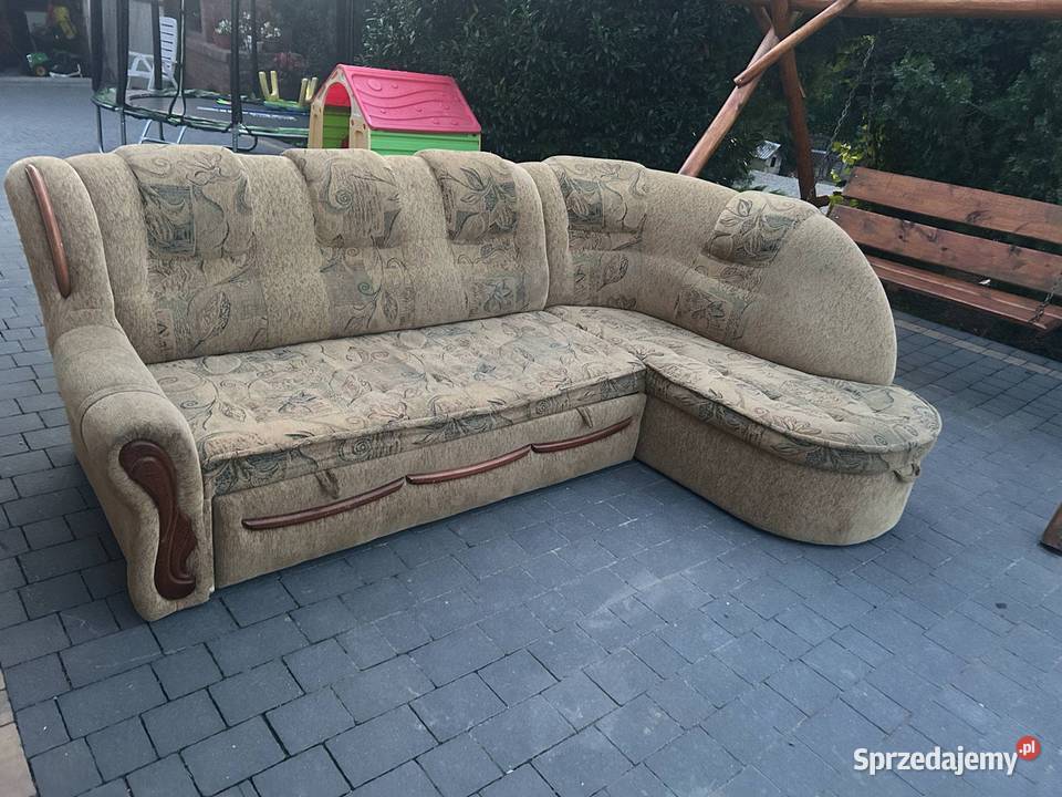 Narożnik z funkcją spania Pełczyce sprzedam