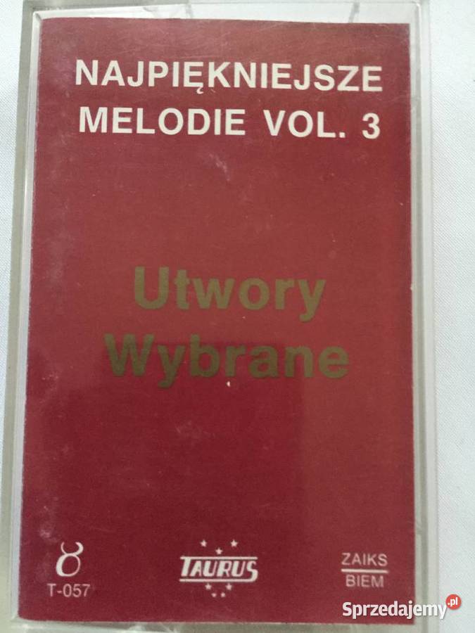 Utwory wybraneNajpiekniejsze melodie vol3kaseta lubelskie Lublin