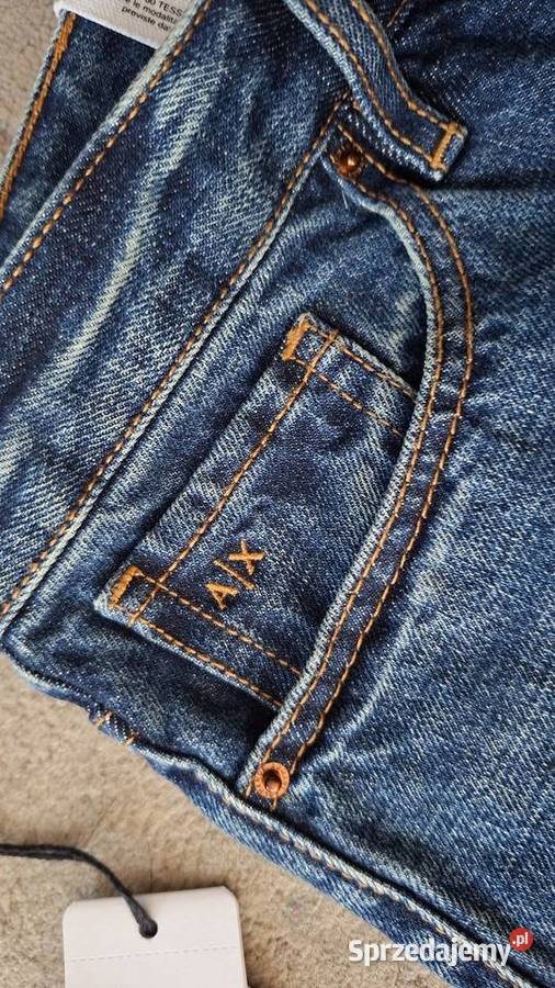 Armani Exchange jeansy damskie boyfriend r 33R Rozmiar 44(XXL) lubelskie Zamość sprzedam