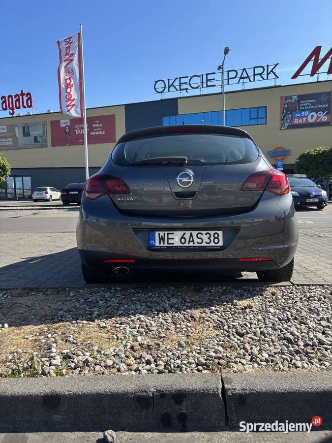 OPEL ASTRA J 16 TURBO 180 20092010r nieuszkodzony Warszawa