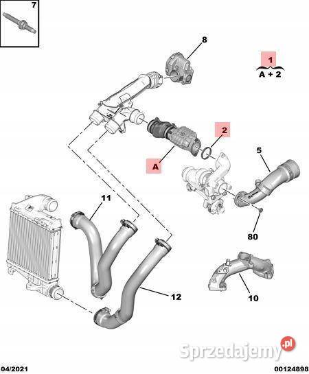 RURA WĄŻ TURBINY CITROEN BERLINGO 9686523980