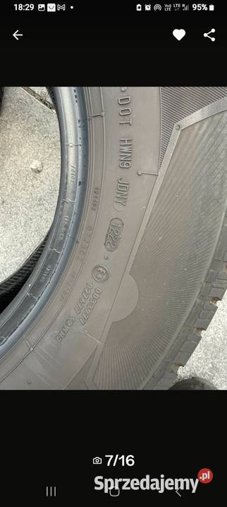 Sprzedam opony letnie Continental 22575 16 CP Bestwina