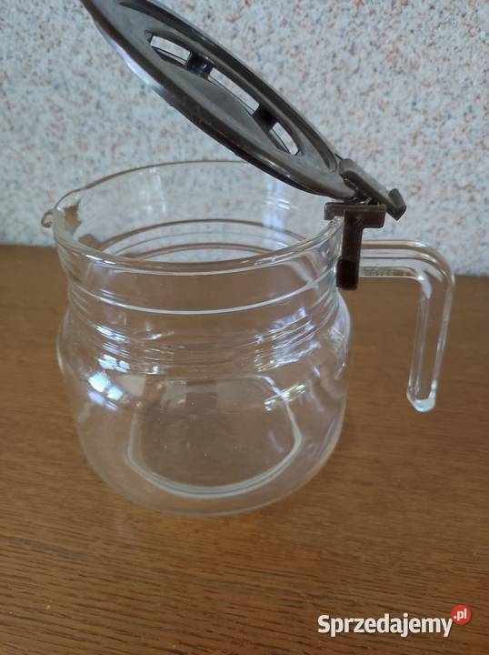 szklany dzbanek Arcoroc France vintage z brązową świętokrzyskie sprzedam