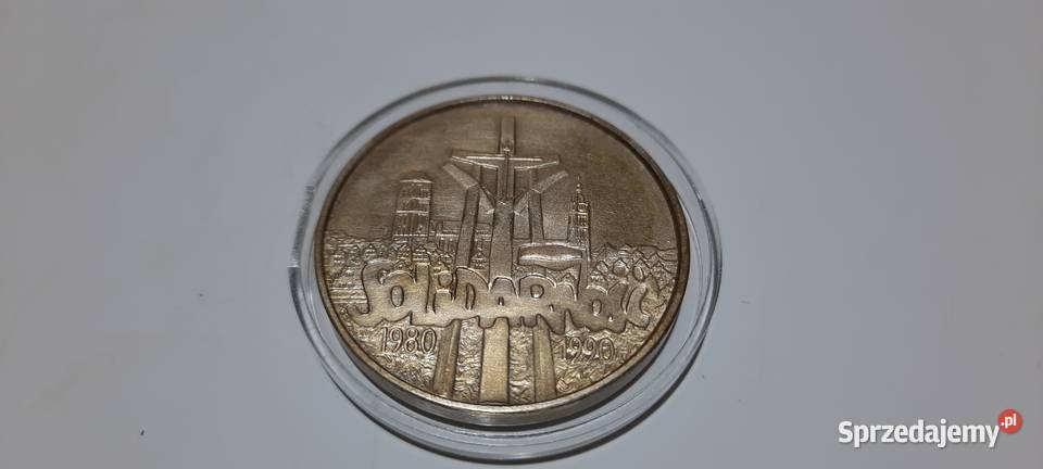 MONETA 100000 złotych 1990r Solidarność K189 Warszawa