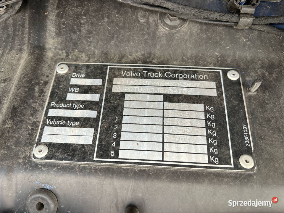 Firanka 18pal 3osiowy Volvo FH 420 Eur 6 z winda Plandeki mazowieckie Warszawa