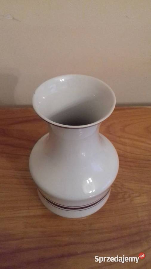 Wazon porcelanowy biały z Ćmielowa Vintage Kraków