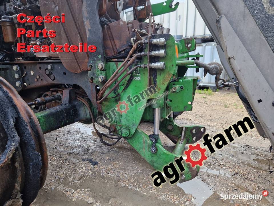 John Deere 6320 części silnik skrzynia biegów Byków