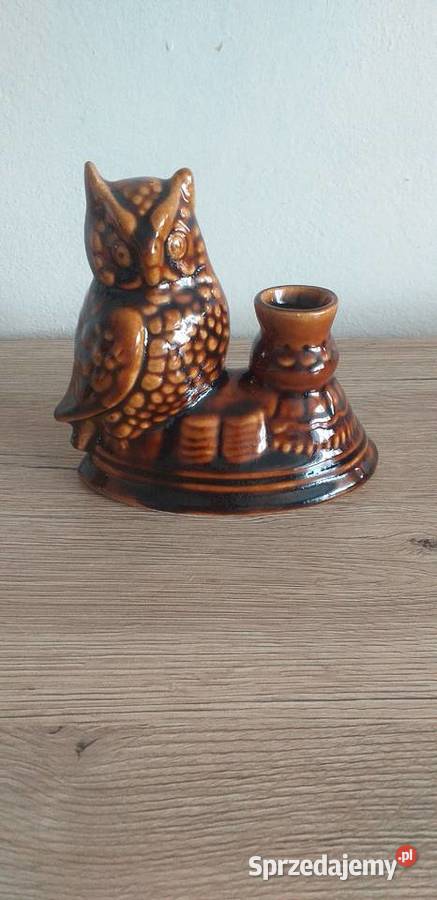 Świecznik sowa Włocławek sprzedam