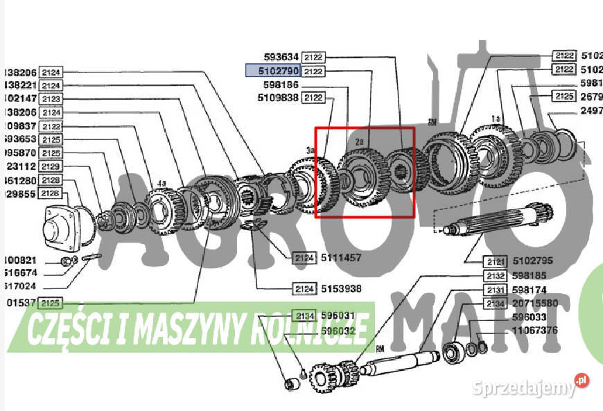 5102790 82982334 KOŁO ZĘBATE CNH