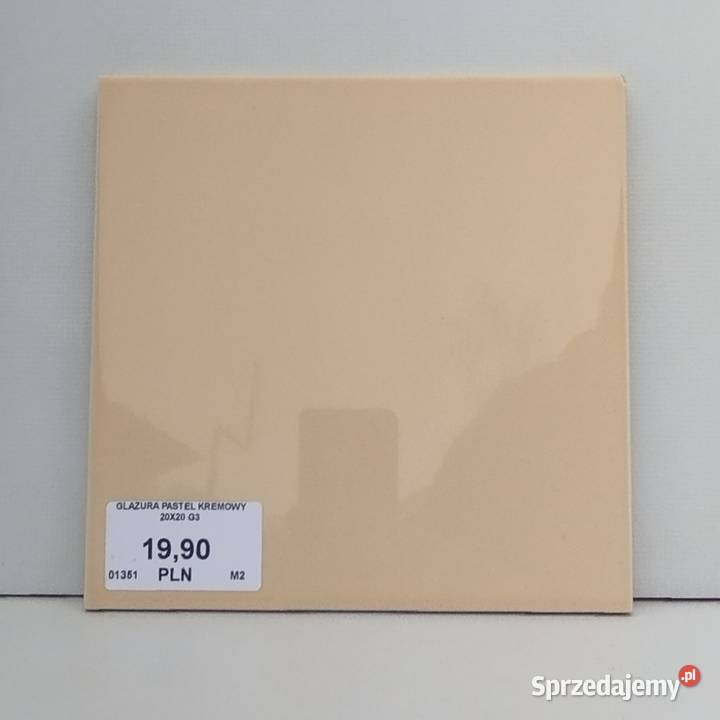 Tania Płytka GLAZURA PASTEL KREMOWY 20X20 Kraśnik