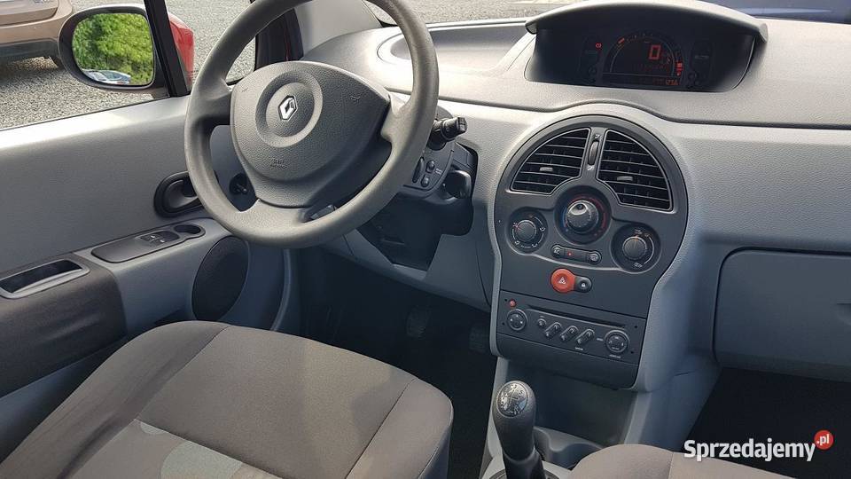 Renault Modus GRAND 12 16V 75 Zarejestrowany immobilizer Rydułtowy