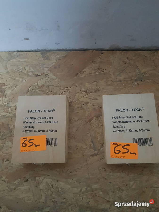 Wiertła stopniowane tytanowe HSSTiN 3s FALON TEC Głogowa