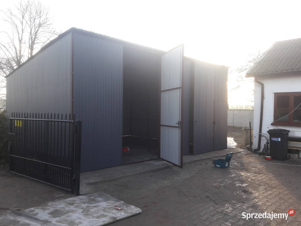 GARAŻ BLASZANY Złoty Dąb Garaże Blaszane Magazyn Toruń