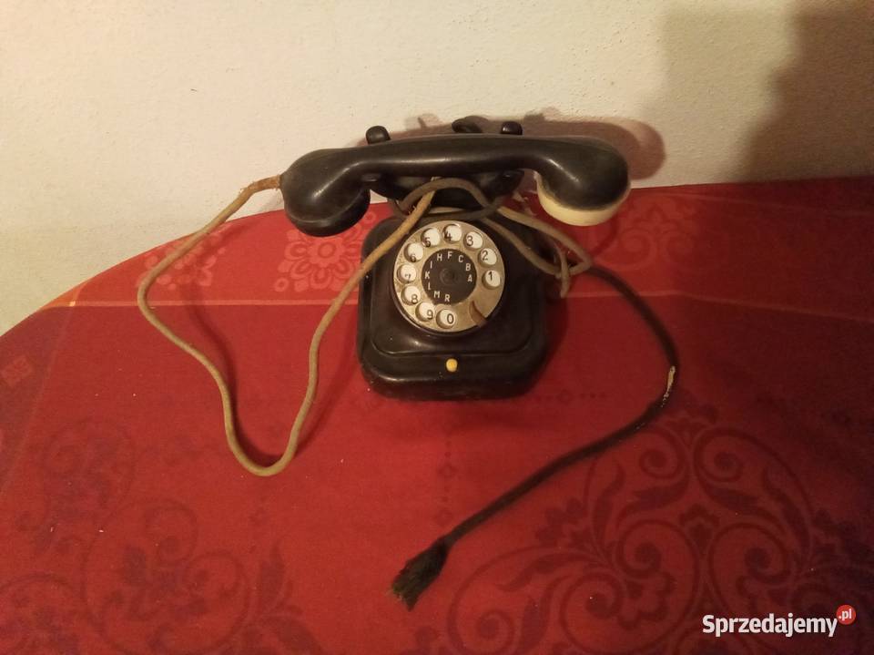 Stary Telefon na tarczę Telefony przewodowe Warszawa