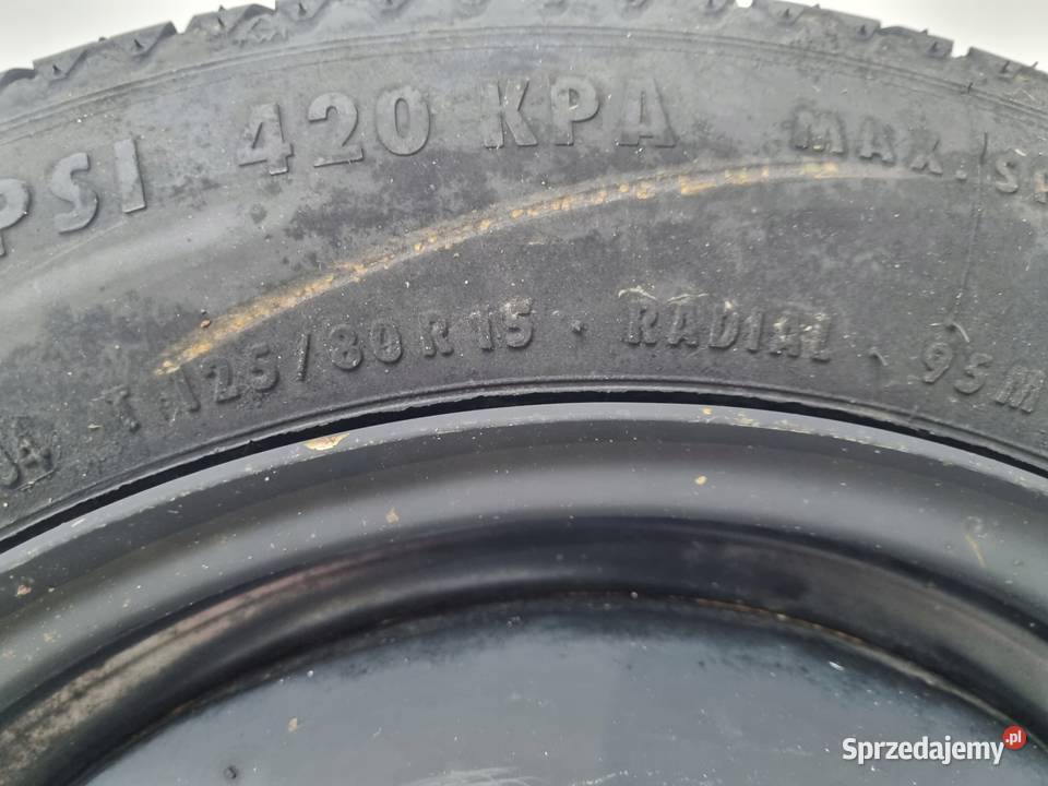 KOŁO DOJAZDOWE 12580 R15 98ABNB 2150836 4x108 Chełm sprzedam