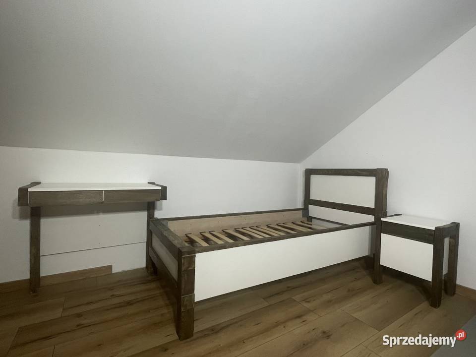 Łóżko z biurkiem i szafką nocną Tarnów