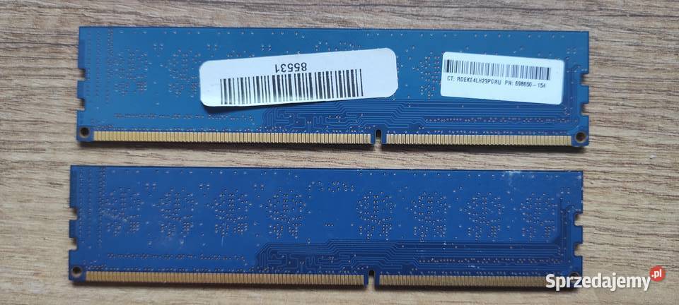 Pamięć DDR3 RAM 8GB Sk Hynix 2 kości