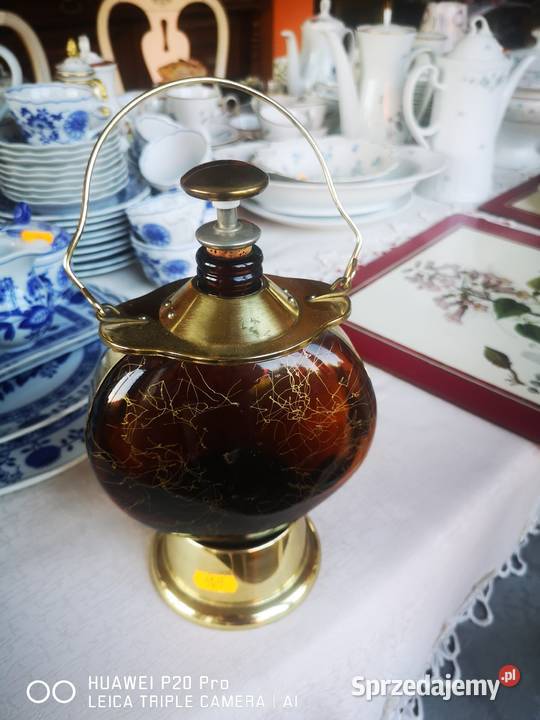 Karafka z pozytywką Helan Gar Porcelana i szkło pomorskie Gdańsk