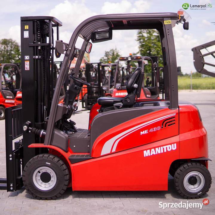 Wózek widłowy Manitou ME430 33m elektryczny Motoryzacja Zator