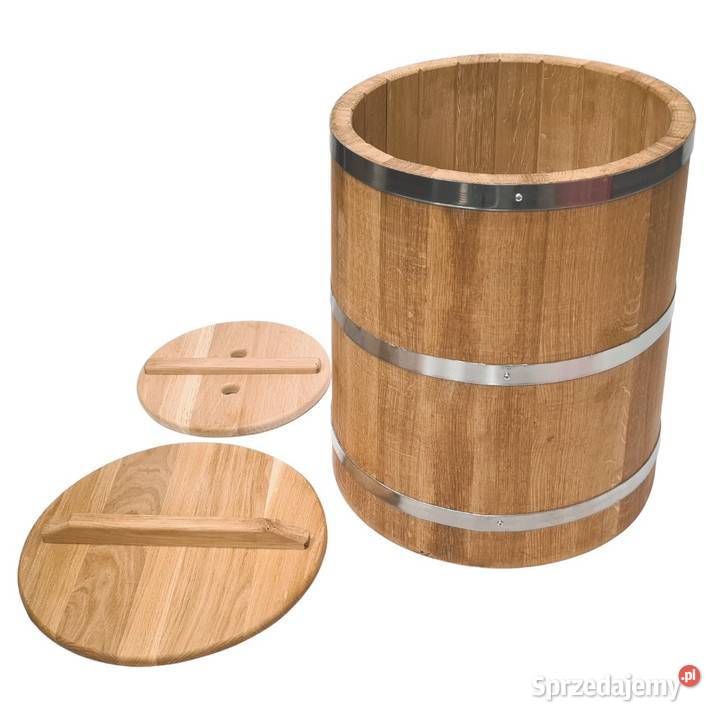 Beczka drewniana dębowa do kiszenia 50 L Dekoracje i ozdoby Skawina sprzedam