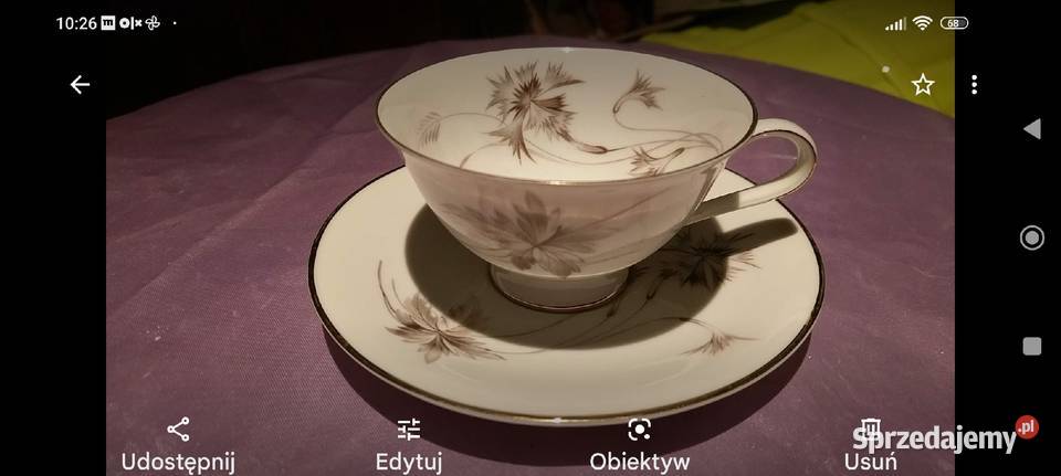 Stara duża filiżanka porcelana Heinrich Selb Wrocław
