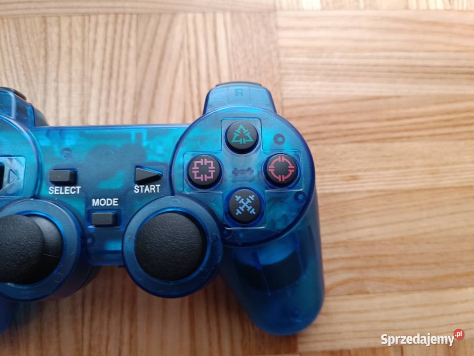 Pad bezprzewodowy PlayStation 2 2 niebieski nowy Pruszków