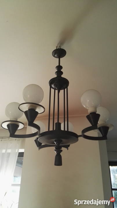 Lampa mosiężna wisząca do salonu Kraków sprzedam