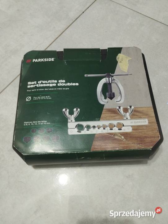 Parkside zestaw do zarabiania rur nowy