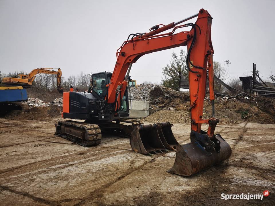 Hitachi zx 85 Pług 3 Łyżki 5050 MTH Podwozie Cieszyn