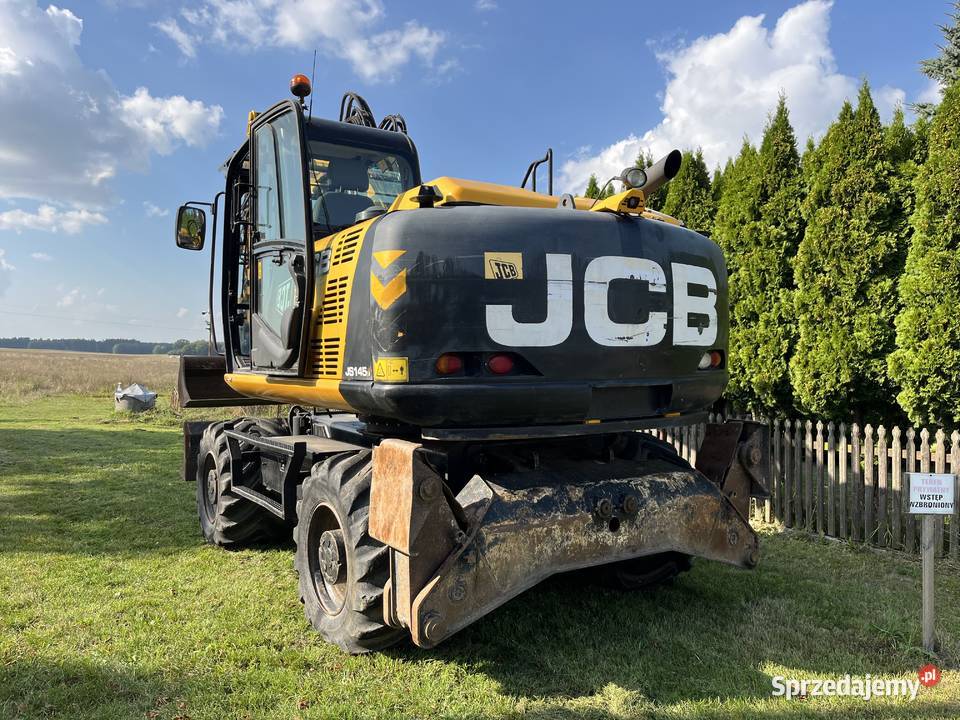 JCB JS145W koparka kołowa Rok produkcji 2014 Koparki Świecie