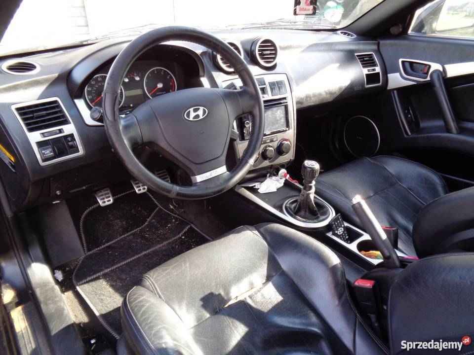 Hyundai Coupe Tiburon 27V6 Gas skórzana tapicerka zachodniopomorskie Myślibórz