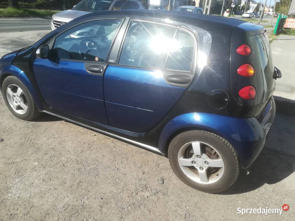 SMART FORFOUR 13i 2005r KLIMA AUTOMAT 5 DRZWI ASR (kontrola trakcji) Bydgoszcz
