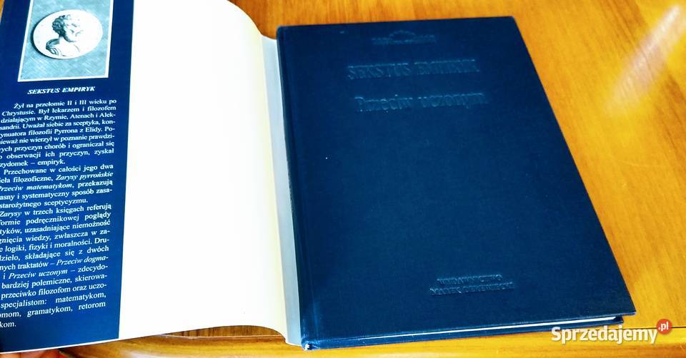 Przeciw uczonym Adversus mathematicos IVI religia i etyka Gdańsk sprzedam