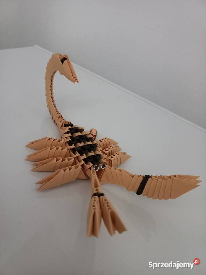 Skorpion pajęczak rękodzieło origami prezent Puławy sprzedam