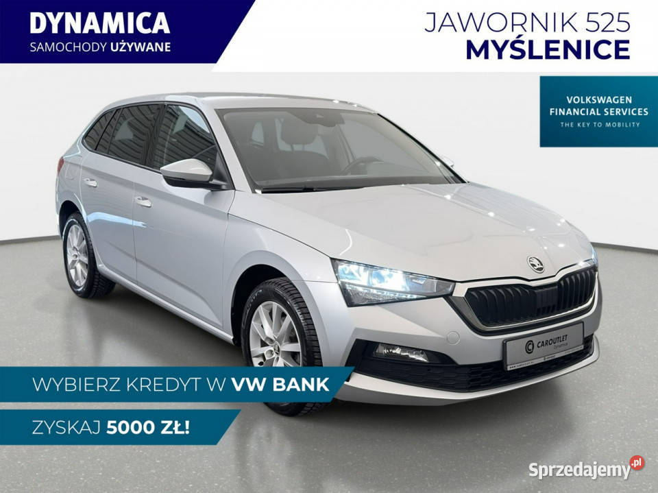 koda Scala VAT 23 Ambition 10TSI 110 M6 2022 r isofix Scala Myślenice sprzedam