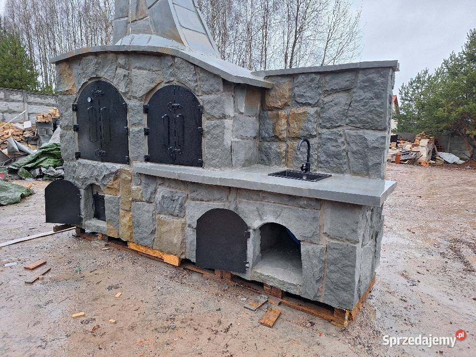 Wędzarnia grill murowany z kamienia Kielce sprzedam