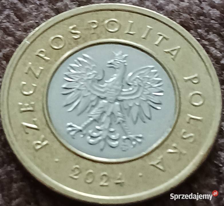 2 Złote 2024 r Destrukt około mennicze Konin