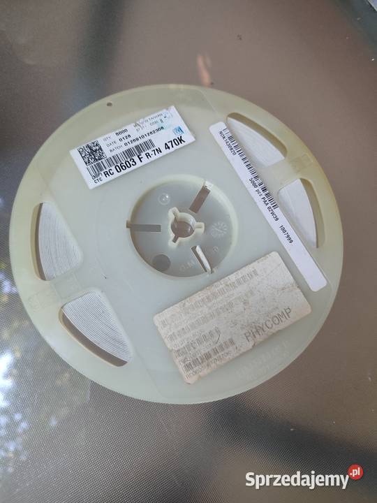 Rezystor SMD 0603 470k 5 5000 cała szpula Wrocław sprzedam