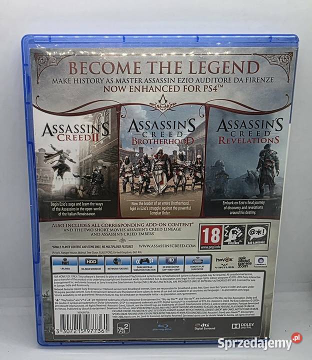 Gra Assasins Creed The Ezio Collection 4 warmińsko-mazurskie Elbląg
