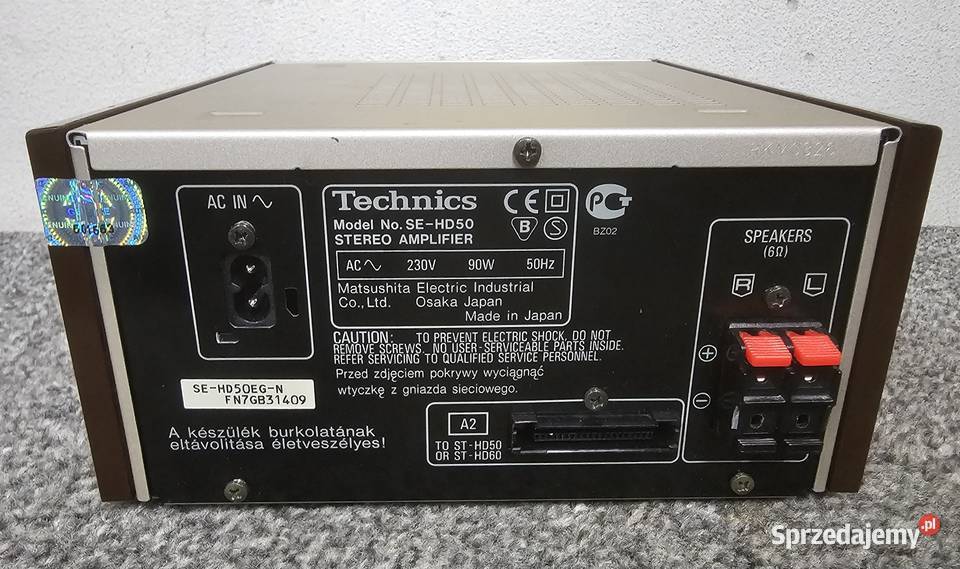 Wzmacniacz stereo Technics SEHD50 sprawny małopolskie Kraków
