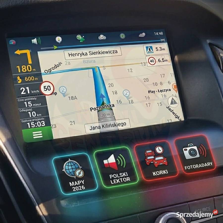 Ford Sync 2 Mapa Europa 2026 Korki Lektor Kłodawa