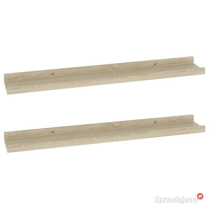 Półki ścienne 2 dąb sonoma 60x9x3 WM326680 Warszawa