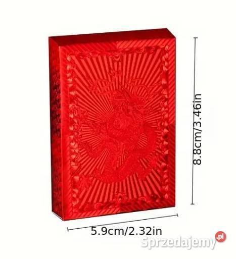 Super talia czerwonych kart na prezent Warszawa sprzedam