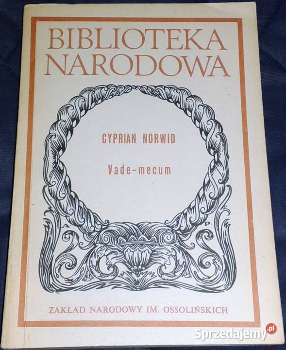 Vademecum Cyprian Norwid Książki i Podręczniki Chełm