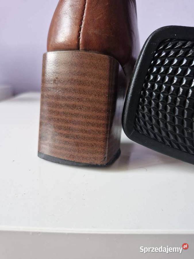 Buty damskie jesienne skórzane Szczecin sprzedam