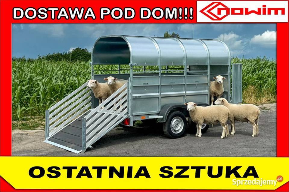 Przyczepa do transportu zwierząt do bydła owiec Kotlin