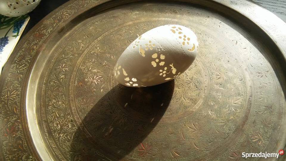 Pisanki ażurowe grawerowane gęsie Cieszyn