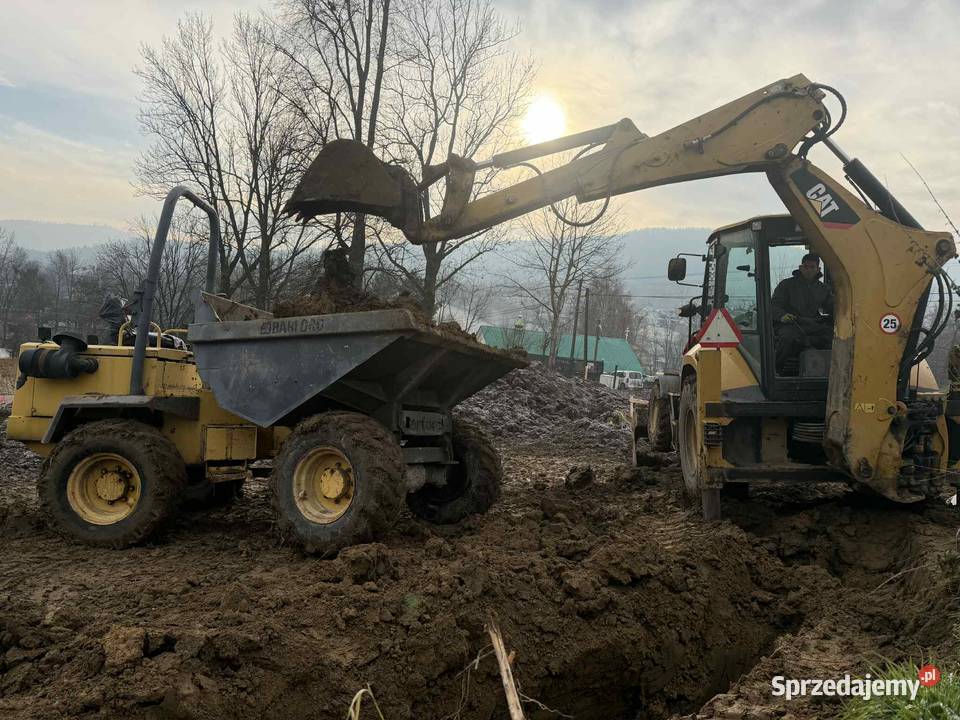 Wyburzenia prace ziemne utwardzanie placów śląskie Bielsko-Biała